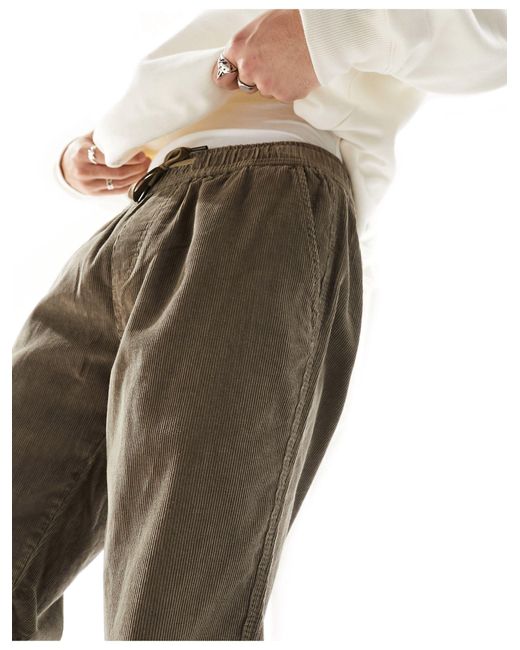 Pantalon à enfiler en velours côtelé - marron clair New Look pour homme en coloris Natural