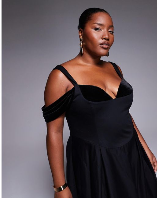 dior black midi dress Preloved Dior New Look dress | Fitted and flared, size 36FR