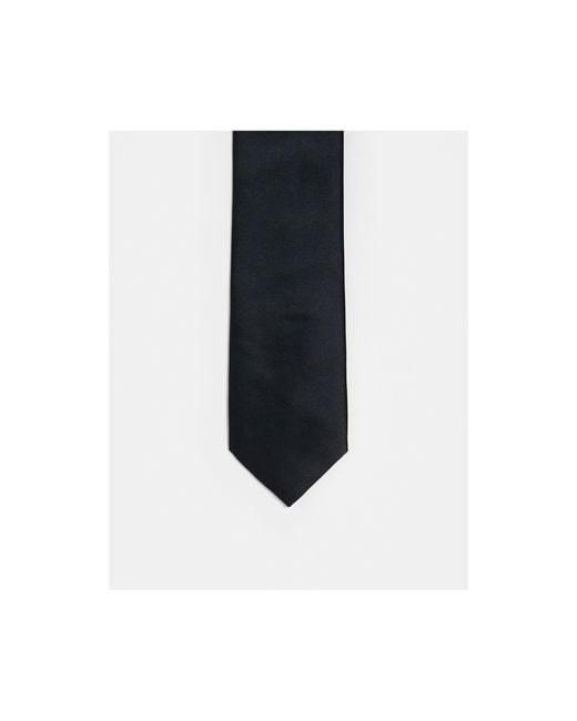 Twisted Tailor Black Ellroy Tie for men