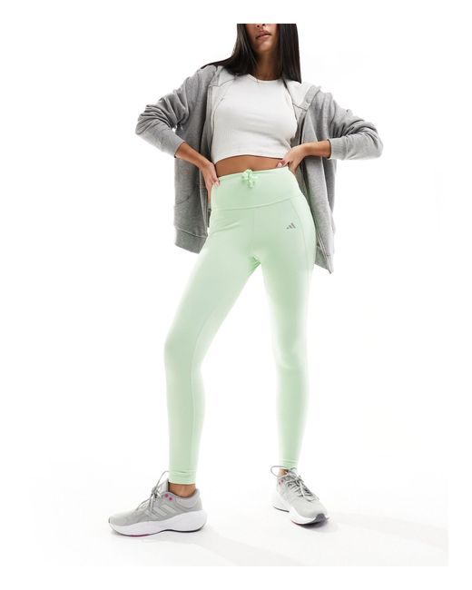 Adidas Originals Green Adidas running – leggings