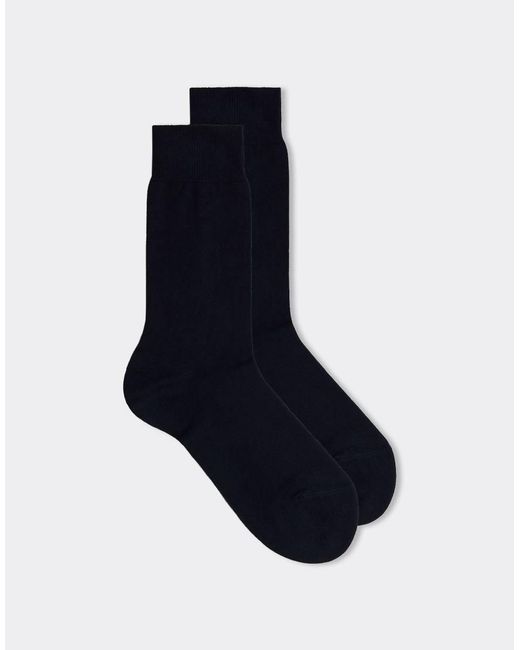 Intimissimi Blue Short Warm Cotton Socks for men