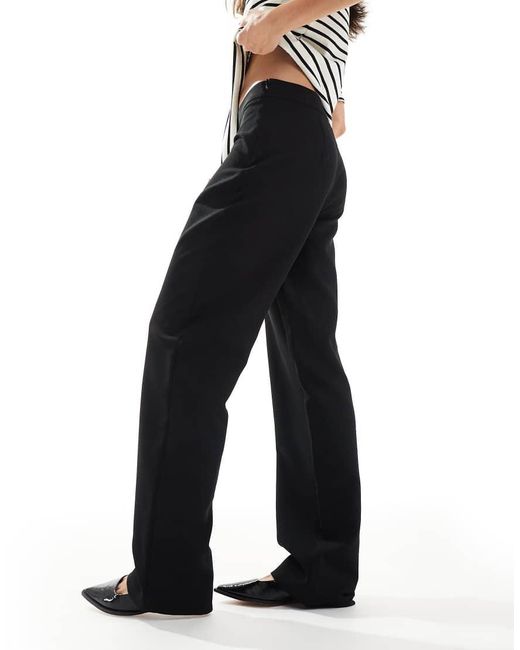 Vero Moda Black Clean Straight Leg Smart Trouser