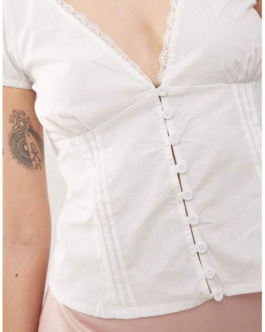 Motel Natural Ilias Corset Top