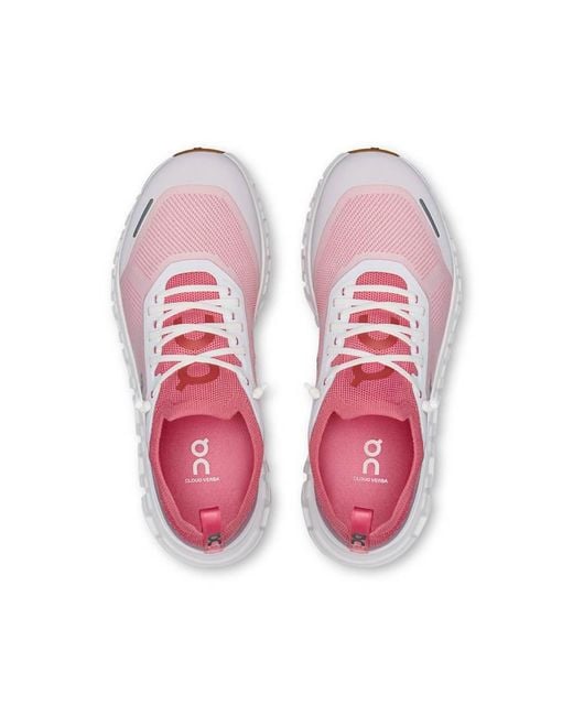 On Shoes Pink Cloud 6 Versa Lifestyle Trainer