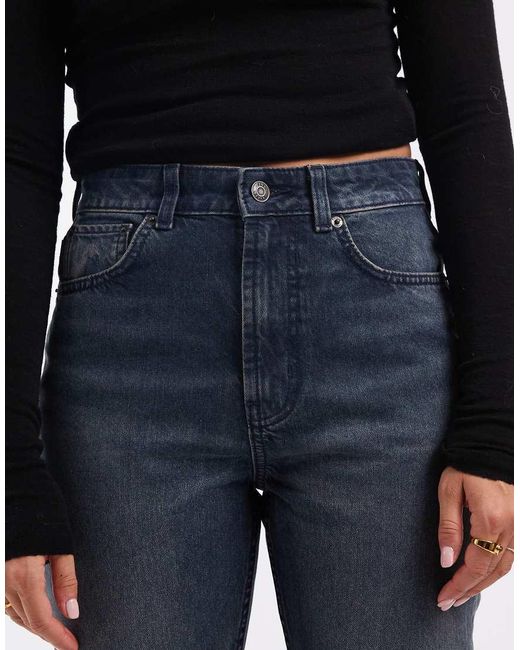 ASOS Blue 90s Straight Jeans