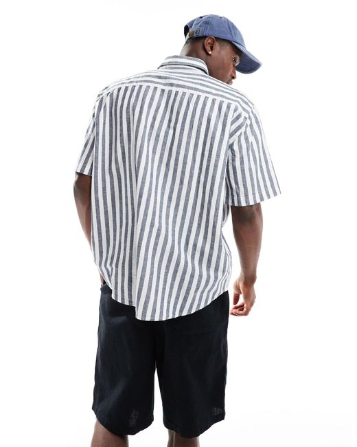 Camicia oversize di SELECTED in White da Uomo