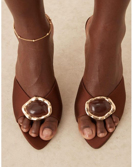 ASOS Natural – noon – mules