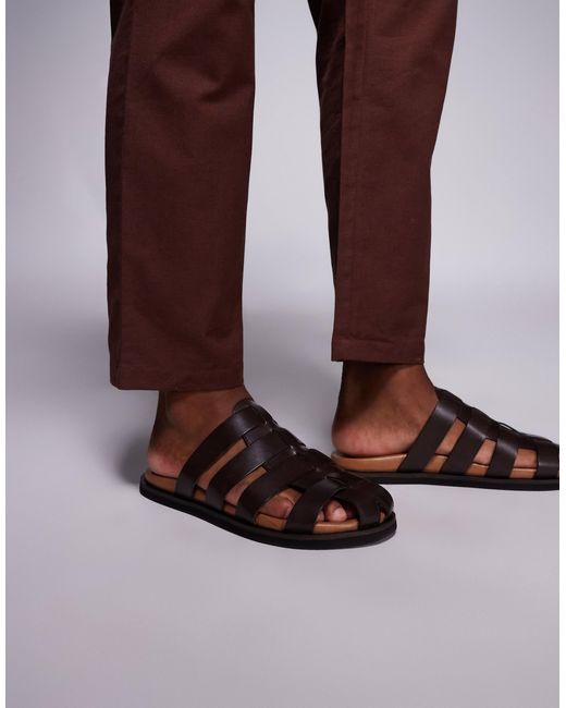 DAD SANDAL MULE IN SHADOW GRAY MIX WHITE FLEECE