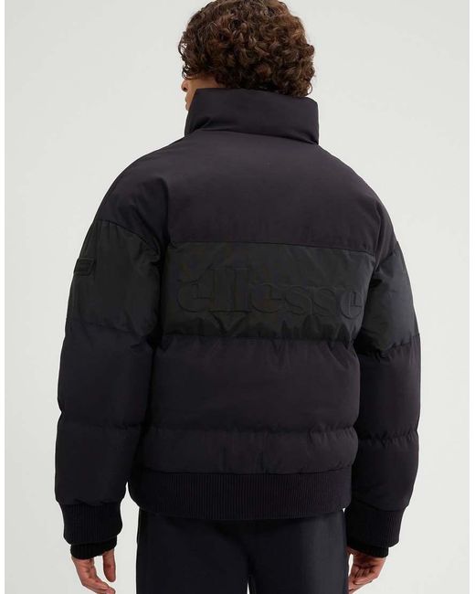 Ellesse Black Bondone Padded Jacket for men