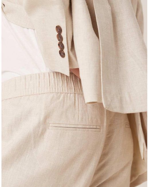 SELECTED Natural Malik Linen Mix Regular Fit Trouser for men