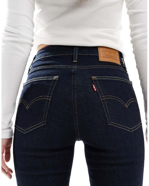 Levi's Black 725 Bootcut High Rise Jeans