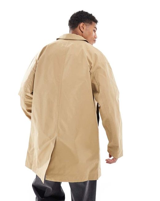 Jack & Jones Natural Water Repellant Mac for men