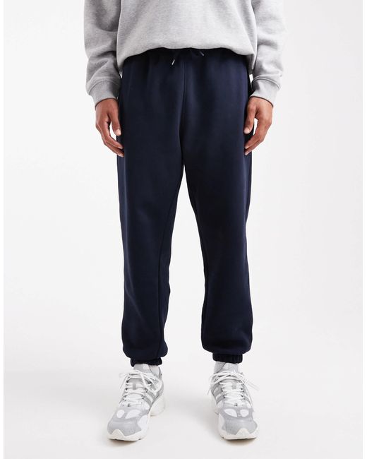 ASOS Blue Essentials Tapered Jogger for men