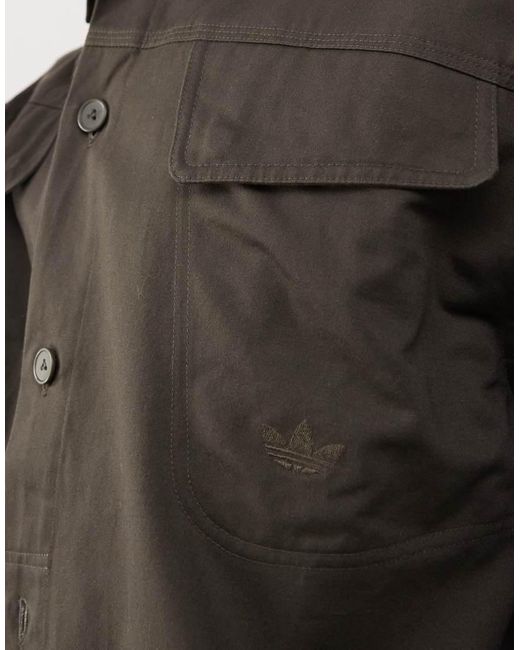 Adidas Originals Green Premium Essentials Workwear Jacket for men