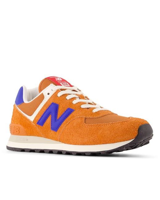 New Balance Orange 574 Trainers