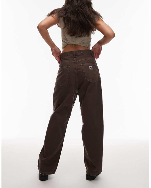 Carhartt Brown Brandon Loose Denim Jeans