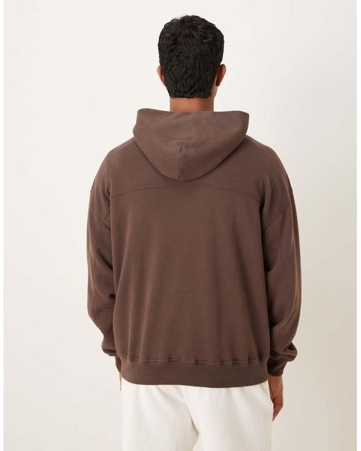Abercrombie & Fitch Brown Front Pocket Hoodie for men