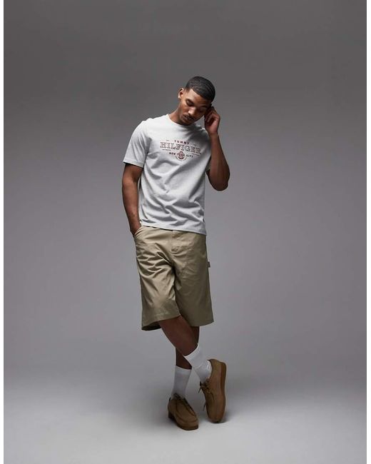 Tommy Hilfiger Gray Heritage Graphic T-shirt for men