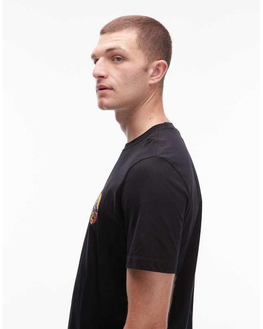 Paul Smith Black Paul Smith Bagde Logo Regular Fit T-Shirt for men