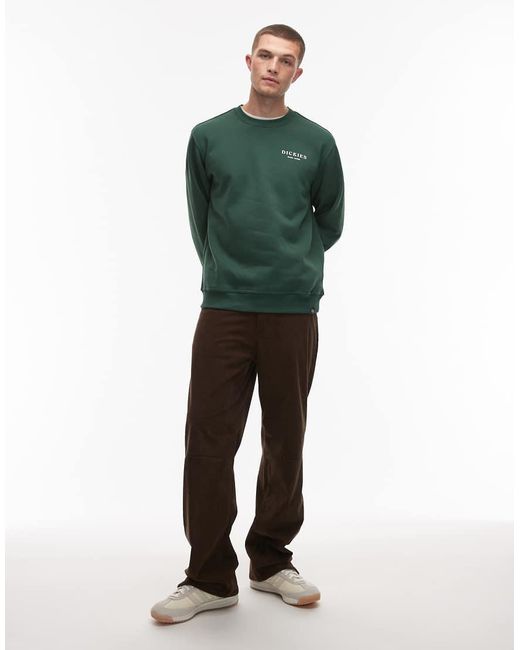 Sudadera Con Estampado Gráfico En La Espalda Oatfield De Dickies de hombre de color Green