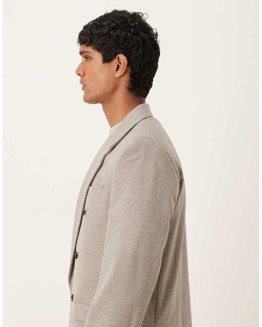 ASOS Natural Relaxed Suit Jacket for men