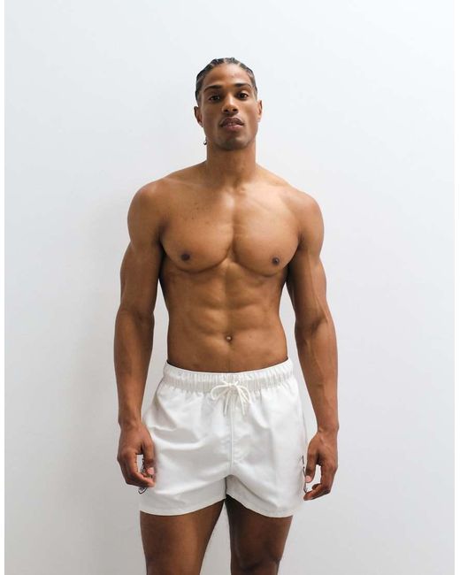 ASOS White Swim Shorts for men