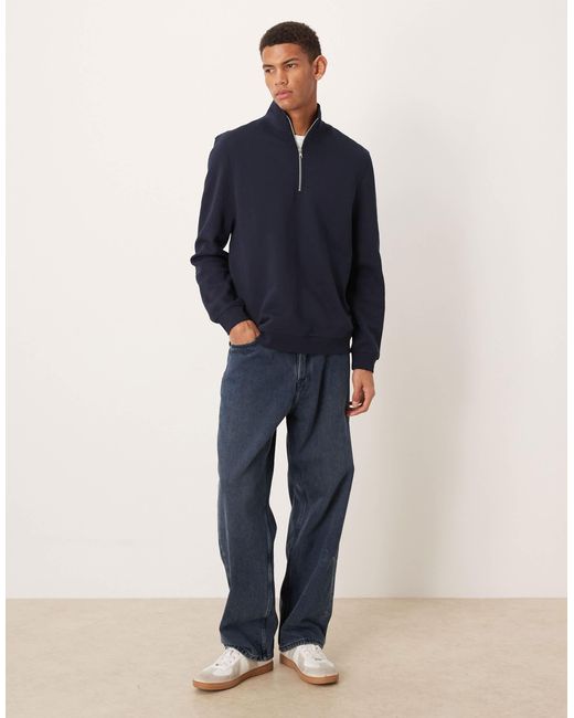 ASOS – 2er-pack basic-sweatshirts in Blue für Herren