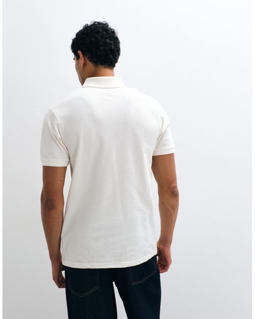 ASOS White Essentials Regular Fit Polo for men