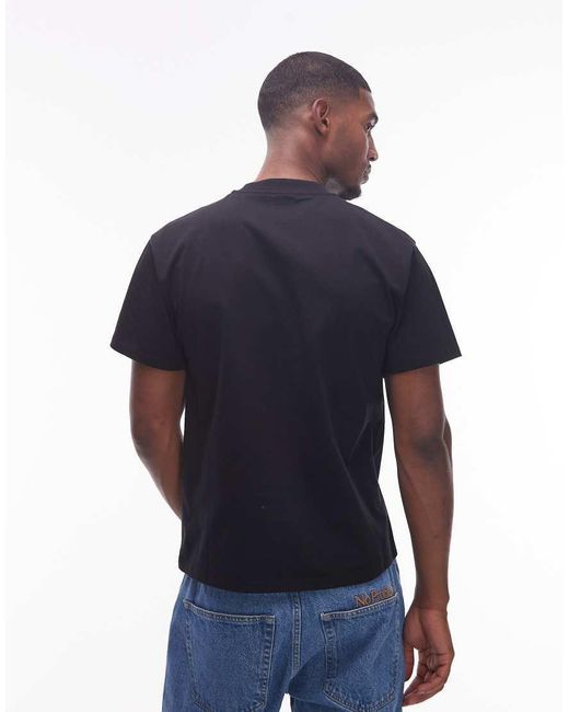 No Problemo Blue Logo Cotton T-shirt for men