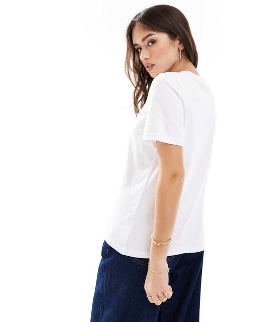ONLY White Ultimate Crew Neck T-shirt