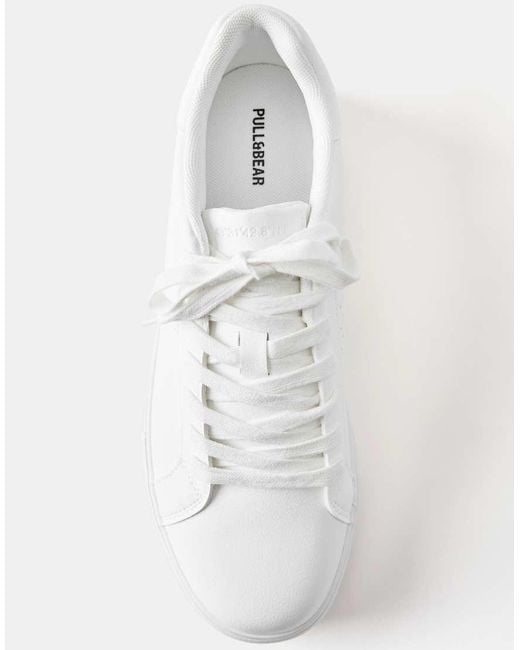 Pull&Bear White Casual Trainers for men