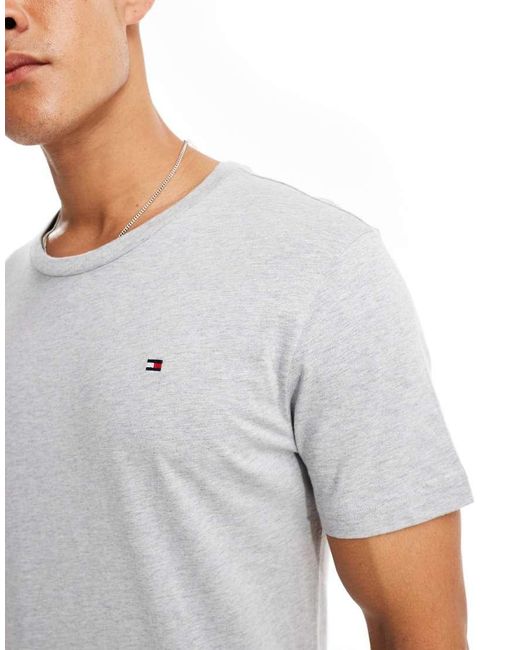 Tommy Hilfiger White Signature Essential 3 Pack Flag Logo T-Shirt for men