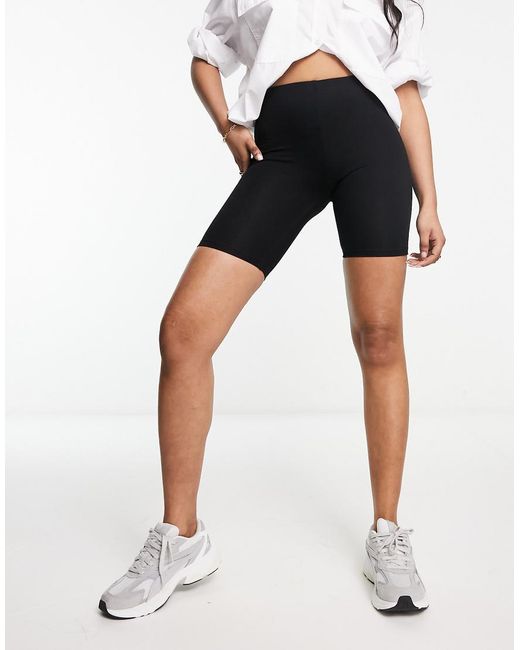 ASOS White Basic legging Shorts