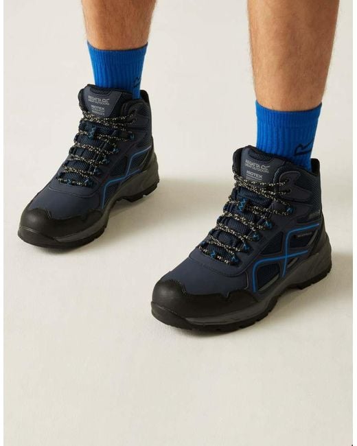 Regatta Blue Vendeavour Waterproof Walking Boots for men