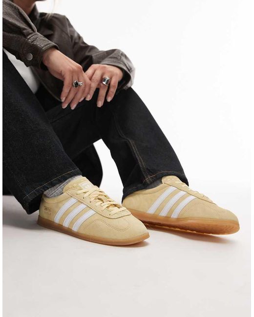 Adidas Originals White Gazelle Lo Pro Trainers for men
