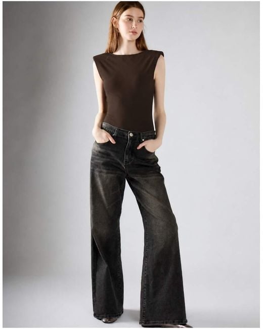 Glamorous Black Cap Sleeve Bodysuit
