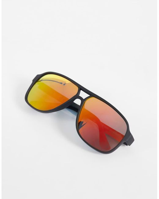 ASOS Natural Matte Frame Sunglasses for men