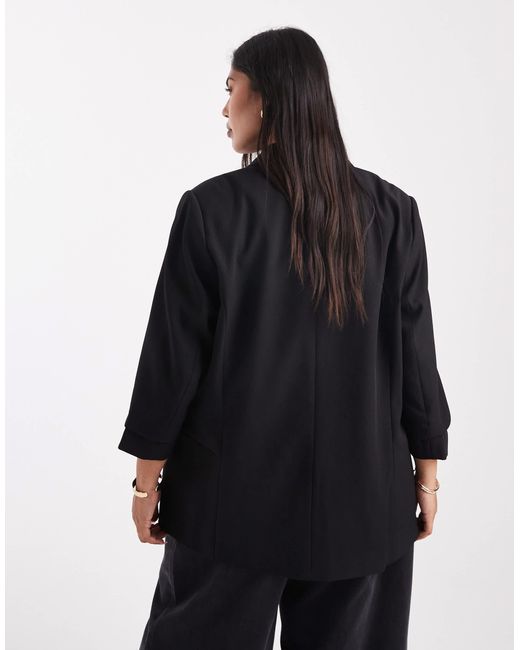 ONLY Black 3/4 Sleeve Blazer