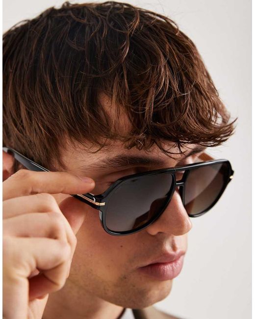 Boss Sunglasses Brown Boss Square Sunglasses for men