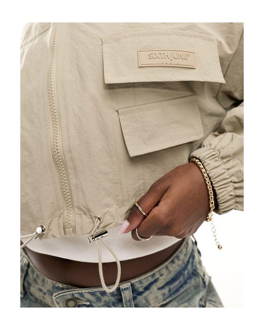 Sixth June White Co-ord Cropped Jacket