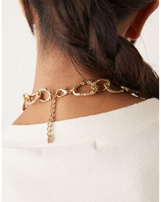 ASOS Natural – e, klobige halskette mit großen anhängern