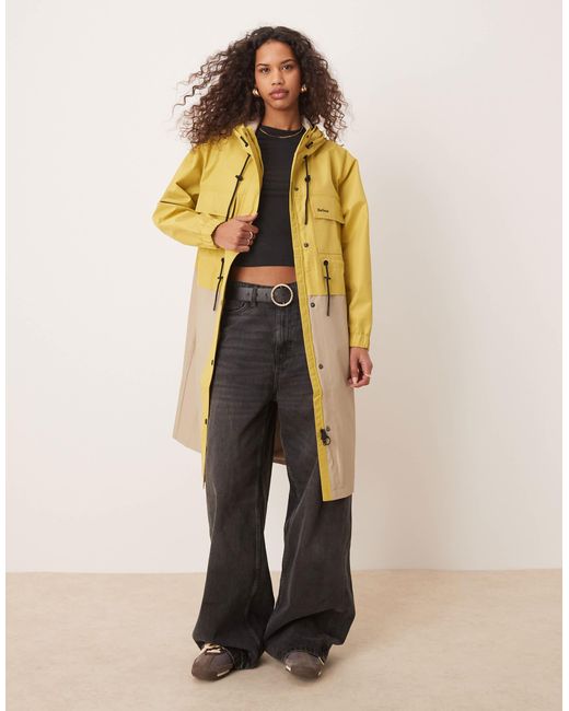 Barbour Natural Evie Showerproof Rain Coat