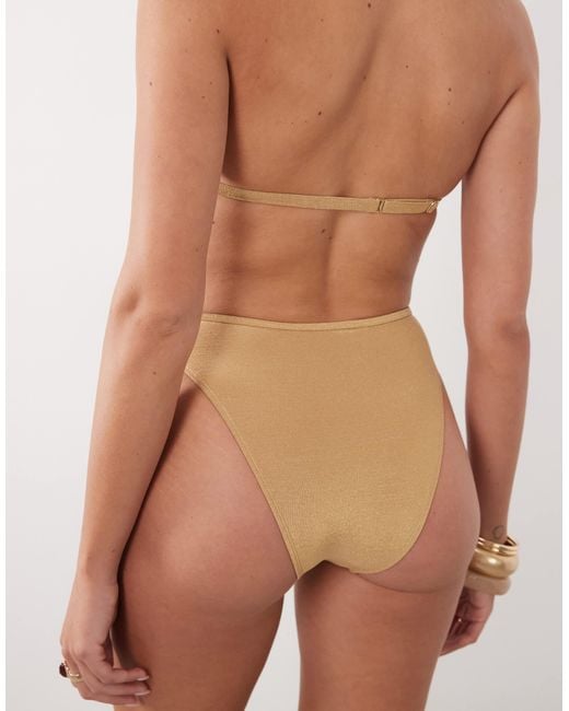 Bas CUPSHE en coloris Metallic