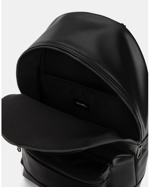 Pull&Bear – urban – rucksack in Black für Herren