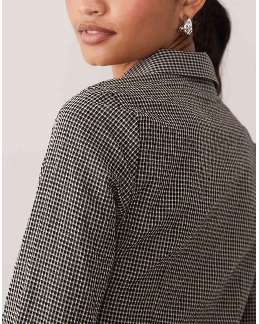 New Look Gray Fitted Shirt