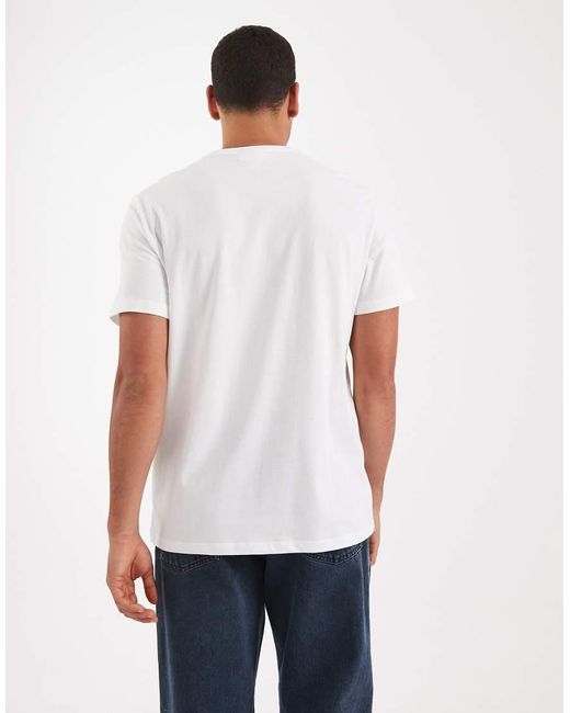 Calvin Klein White Badge Logo T-shirt for men