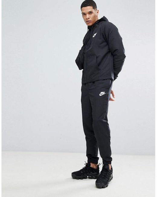 Nike Woven Tracksuit Set In Black 861772-013 for men