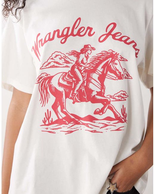 Wrangler Red Girlfriend Tee