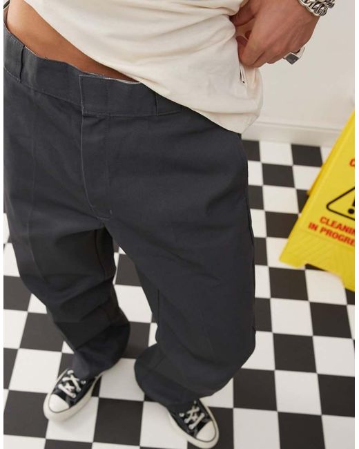 Dickies White 874 Straight Fit Unisex Work Chino Trousers