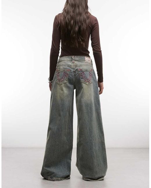 True Religion Blue Jessie Super baggy Jeans